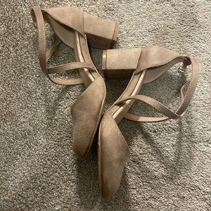 Comfy Closed Toe Nude Heel